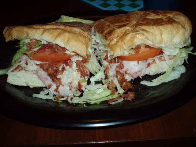 photo of club grinder from Mancino's pizza and grinders in grand haven, mi