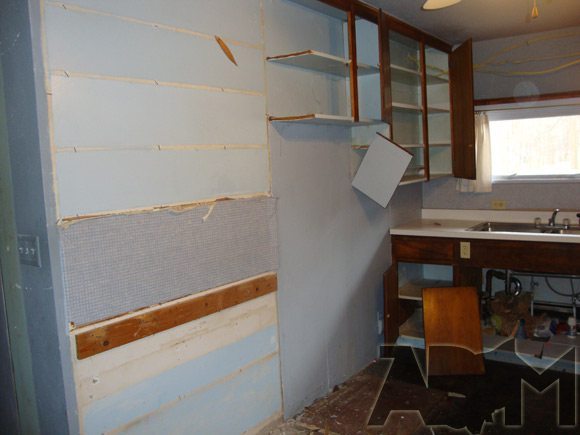 Ripping out kitchen cabinets picture of Ripping out kitchen cabinets