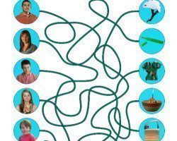 ALEXANDER AND THE TERRIBLE, HORRIBLE, NO GOOD, VERY BAD DAY Untangle Game