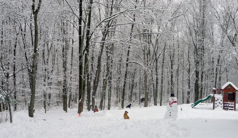 akron ohio snow day