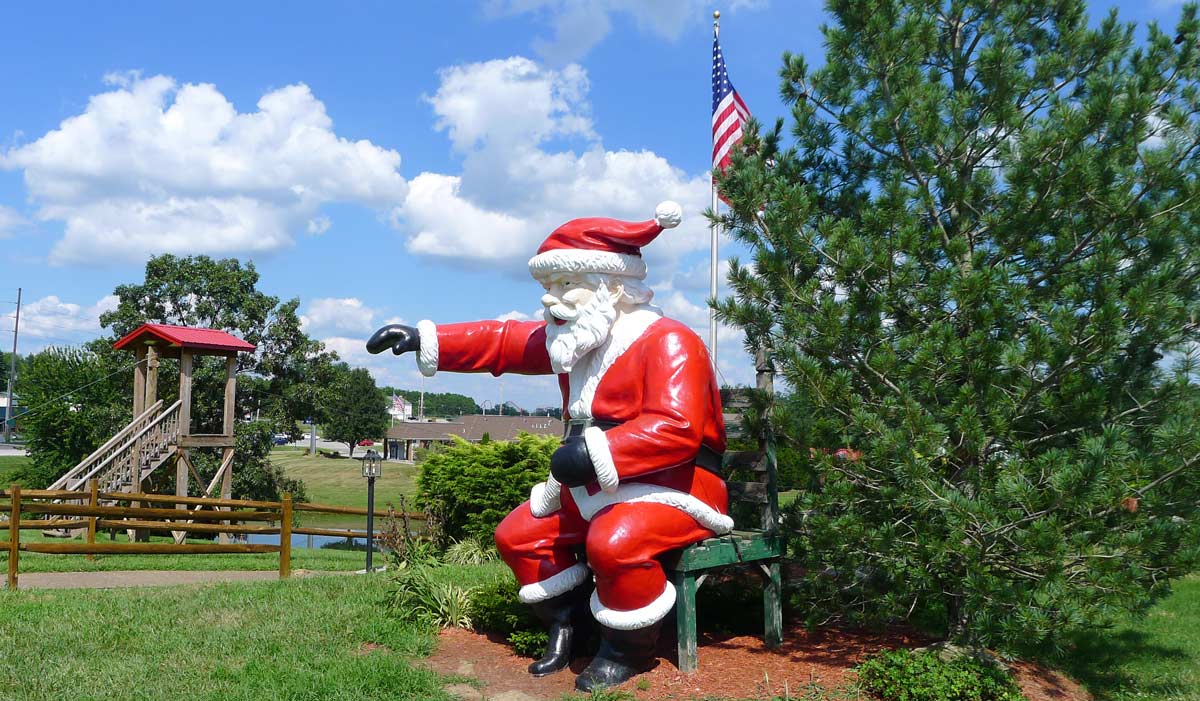 Enjoy Zip Lining, Bungee Jumps, and St. Nick's Restaurant at Santa's