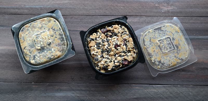 DIY Bird Suet Recipe Made with Chick-fil-A Containers