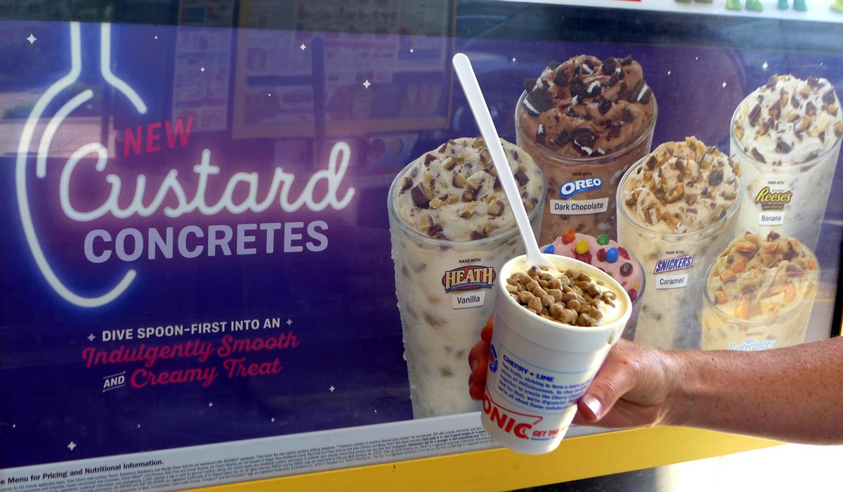 Chocolate Chip Cookie Dough Custard Concrete