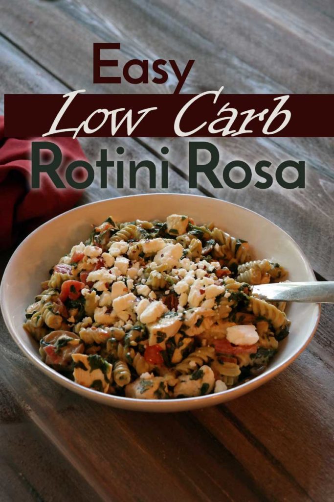 Easy Low Carb Rotini Rosa