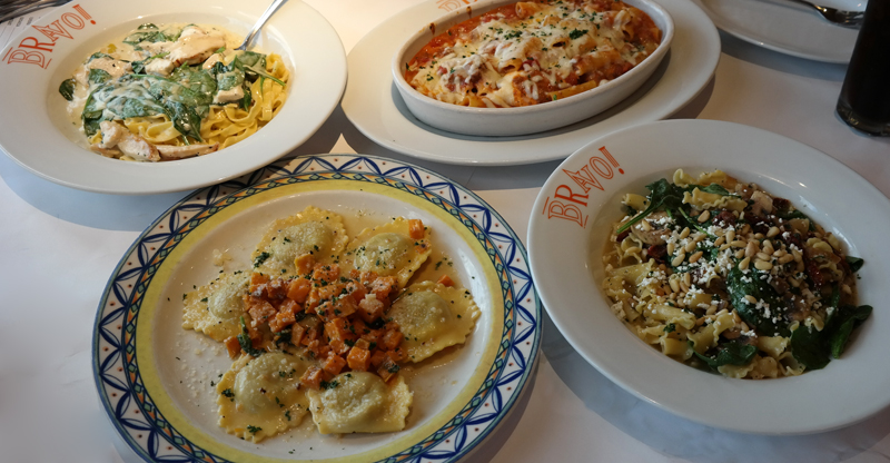 Bravo Pasta Month specials