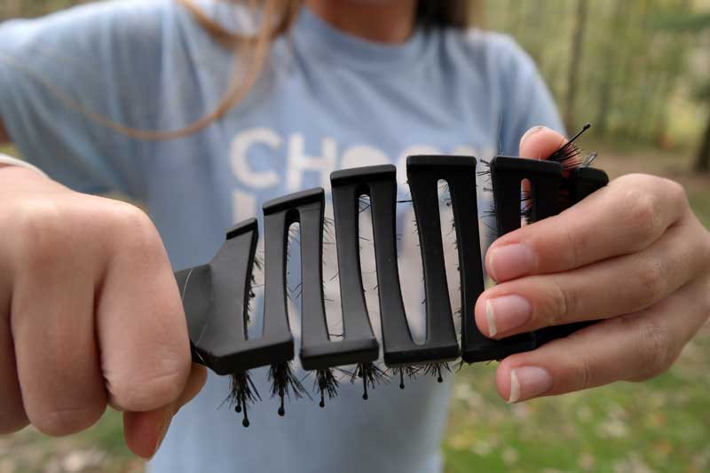 Best Hair Brush for Tangled Hair! Akron Ohio Moms