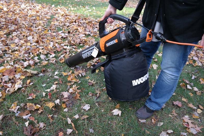 Clean Up Leaves FAST with WORX TURBINE Fusion Leaf Blower, Vacuum