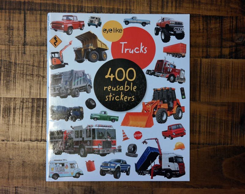 Eyelike Trucks Reusable Sticker Book – The Regal Find