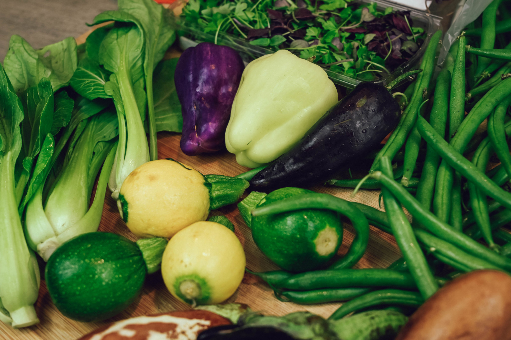 Baby Bok Choy and Eggplant in Garlic Sauce Vegetable Bowl Recipe