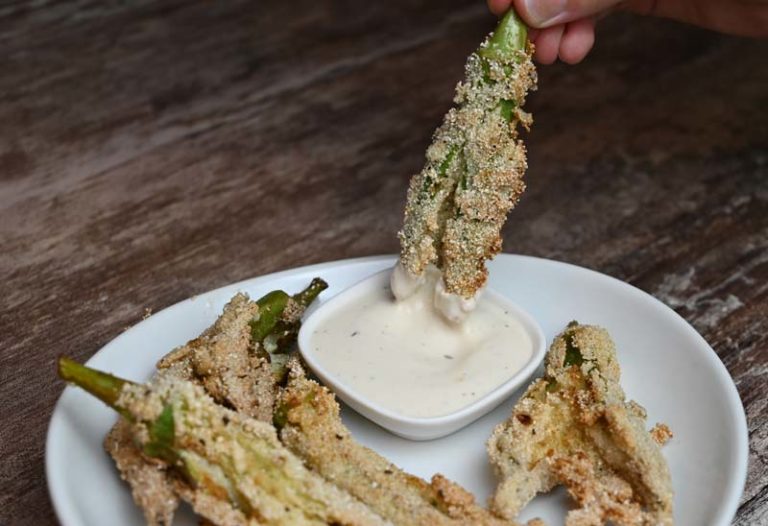 Smashed Fried Okra Recipe from that You'll Love! Akron Ohio Moms