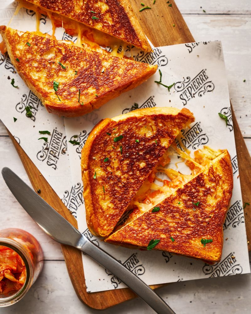 Kimchi Grilled Cheese recipe