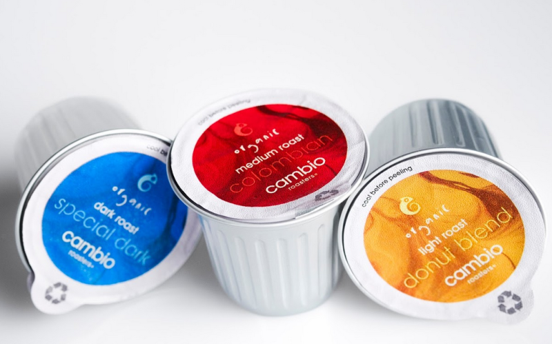 aluminum coffee pods