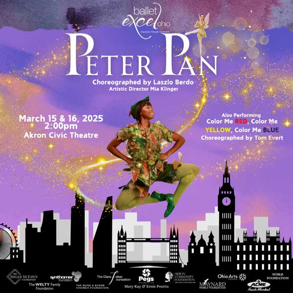 Peter Pan Ballet Akron Civic Theatre 2025