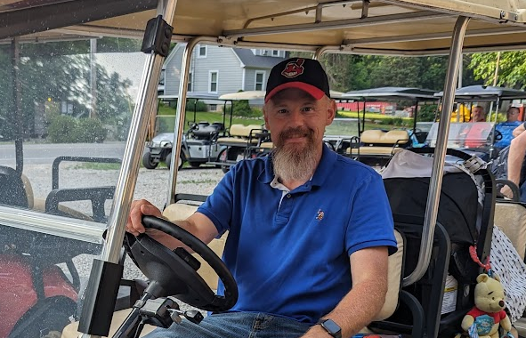 Brian pictured here during our family's favorite annual outing to Put-in-Bay!