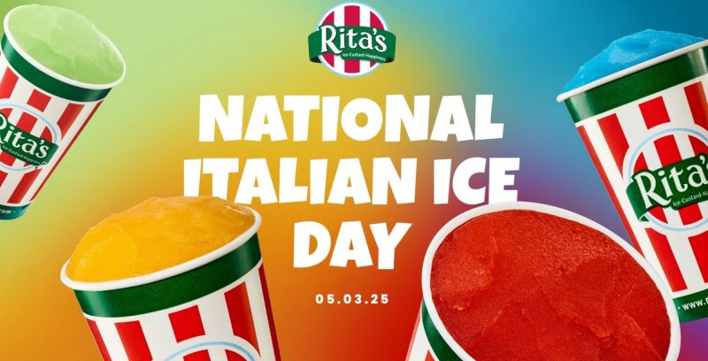 Free Ritas national italian ice day