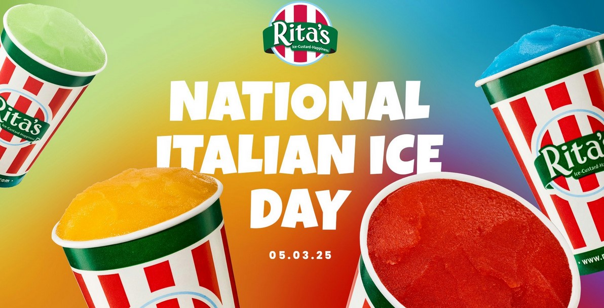 Free Ritas national italian ice day
