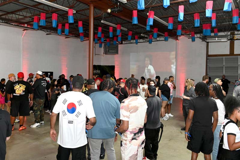 Kicks Lounge Presents Seoul Soul Sole on May 16 2025 in Akron Ohio Photo by Duane Prokop Getty Images for Kicks Lounge 