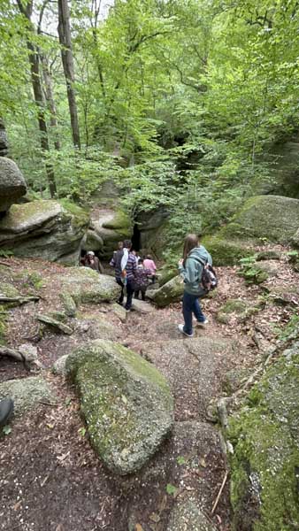 Devils Hole Cave at Nelson Kennedy Ledges in Ohio.