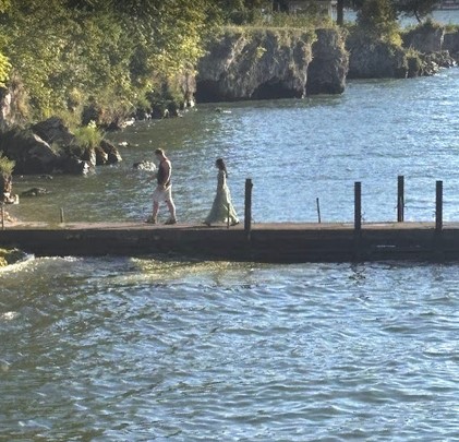 Scenic cliffside trail at Massie Cliffside Preserve in Put-in-Bay with Lake Erie views.