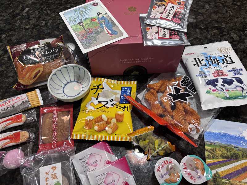 items in Sakuraco Japanese family-owned business Subscription Box Review