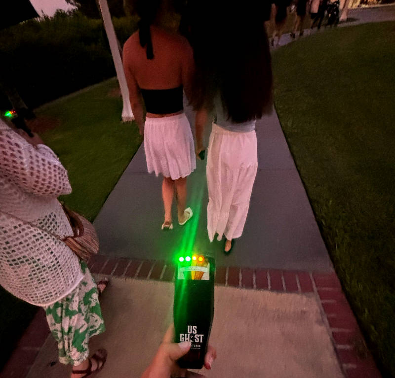 EMF Readers with US Ghost Adventures Fort Myers Ghost Tour