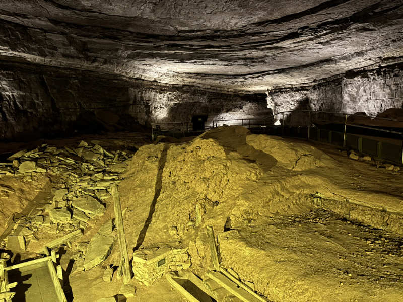1812 Saltpeter Mining Equipment at Mammoth Cave