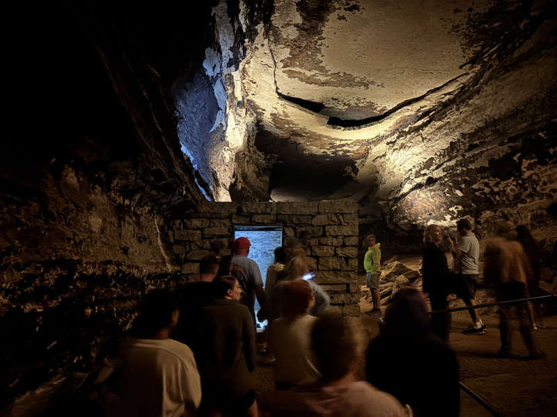 Historic Tuberculosis Huts inside Mammoth Cave