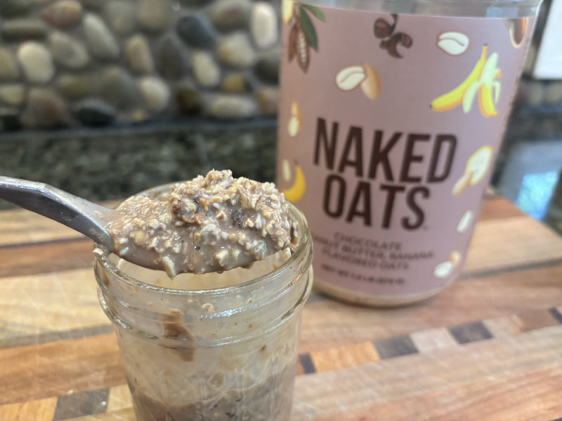 prepared Naked Oats Chocolate Peanut Butter Banana