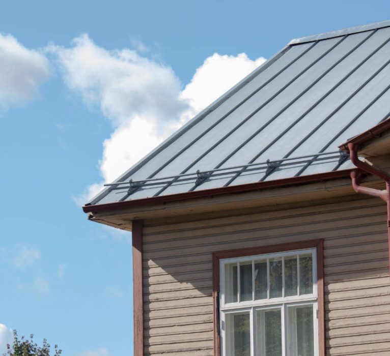 metal roof house