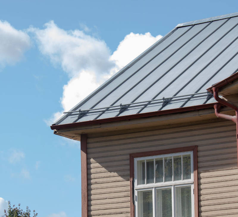 metal roof house