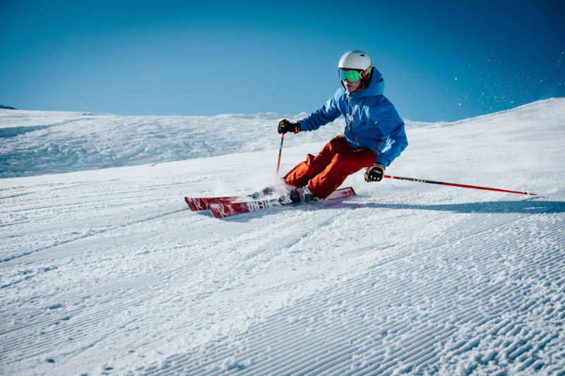 man skiing ski