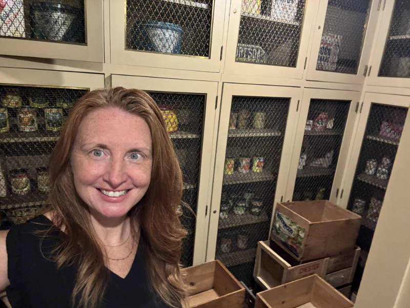 Stan Hywet cold storage pantry