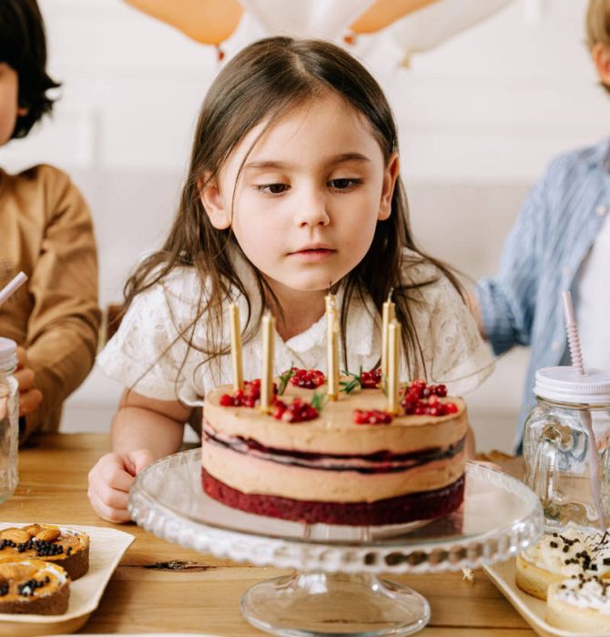 girl birthday cake