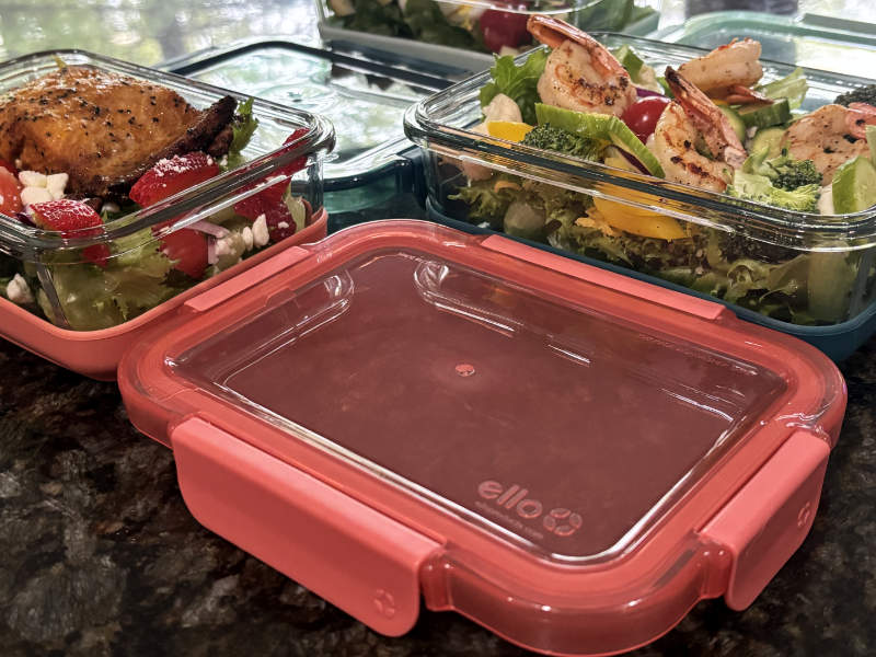 ello glass meal prep containers with locking lids